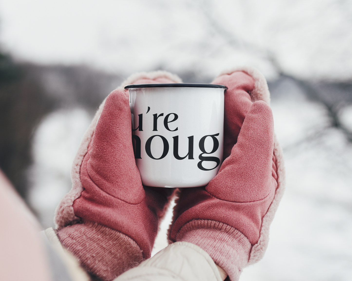 SOE Enamel Mug - You're Enough