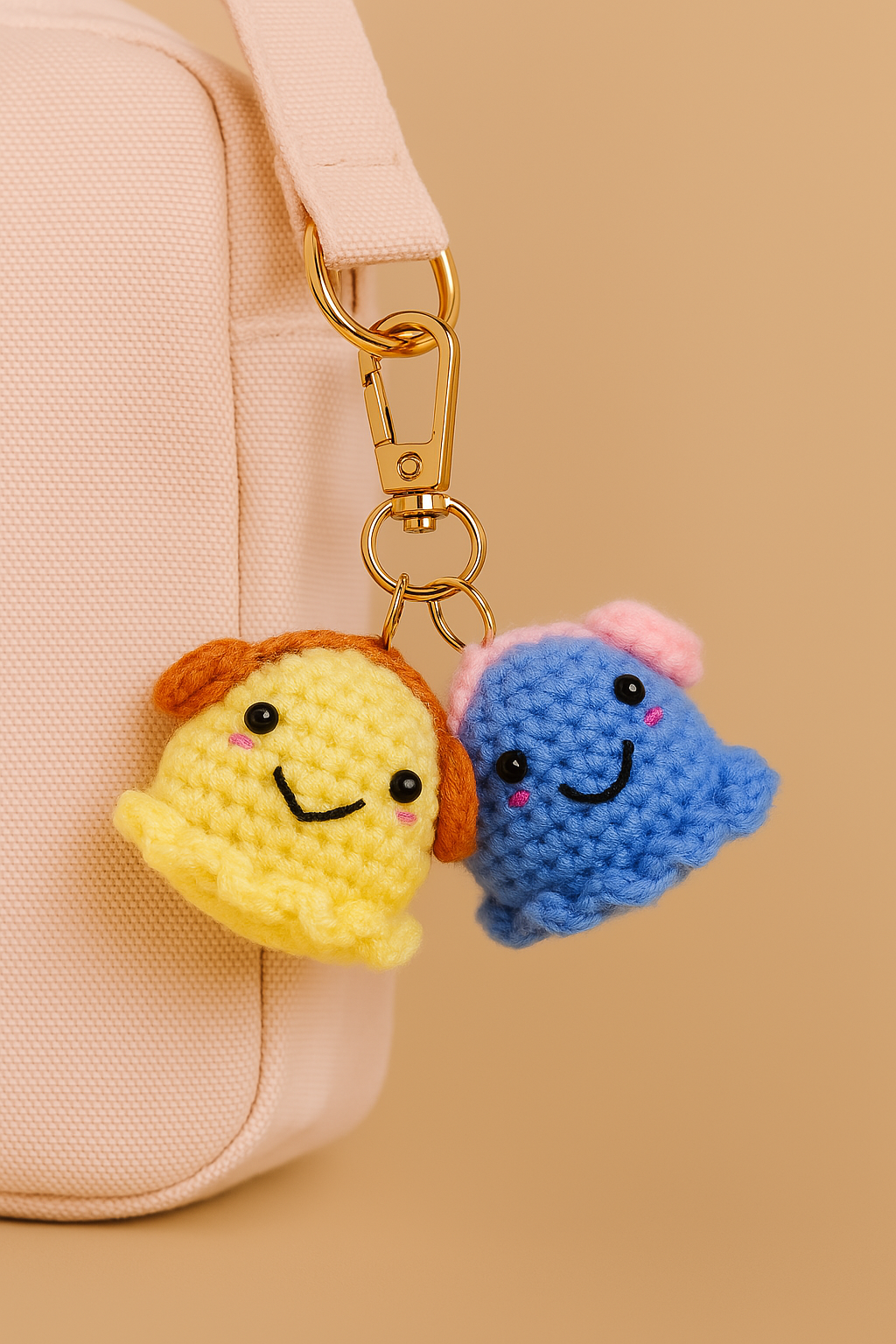 Sunny & Bloom Crochet Keychain/ Bagcharm