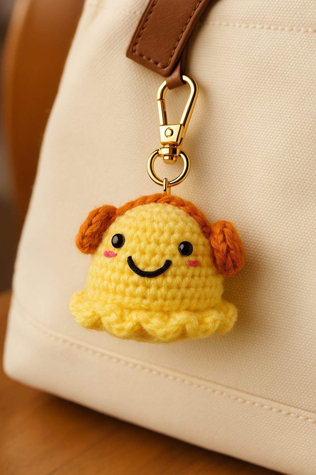 Sunny & Bloom Crochet Keychain/ Bagcharm