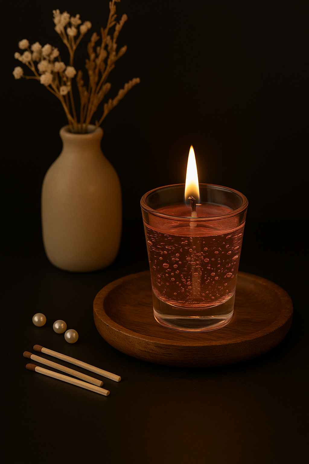 SOE Blush Berry- Gel Glass Candles (set of 2)