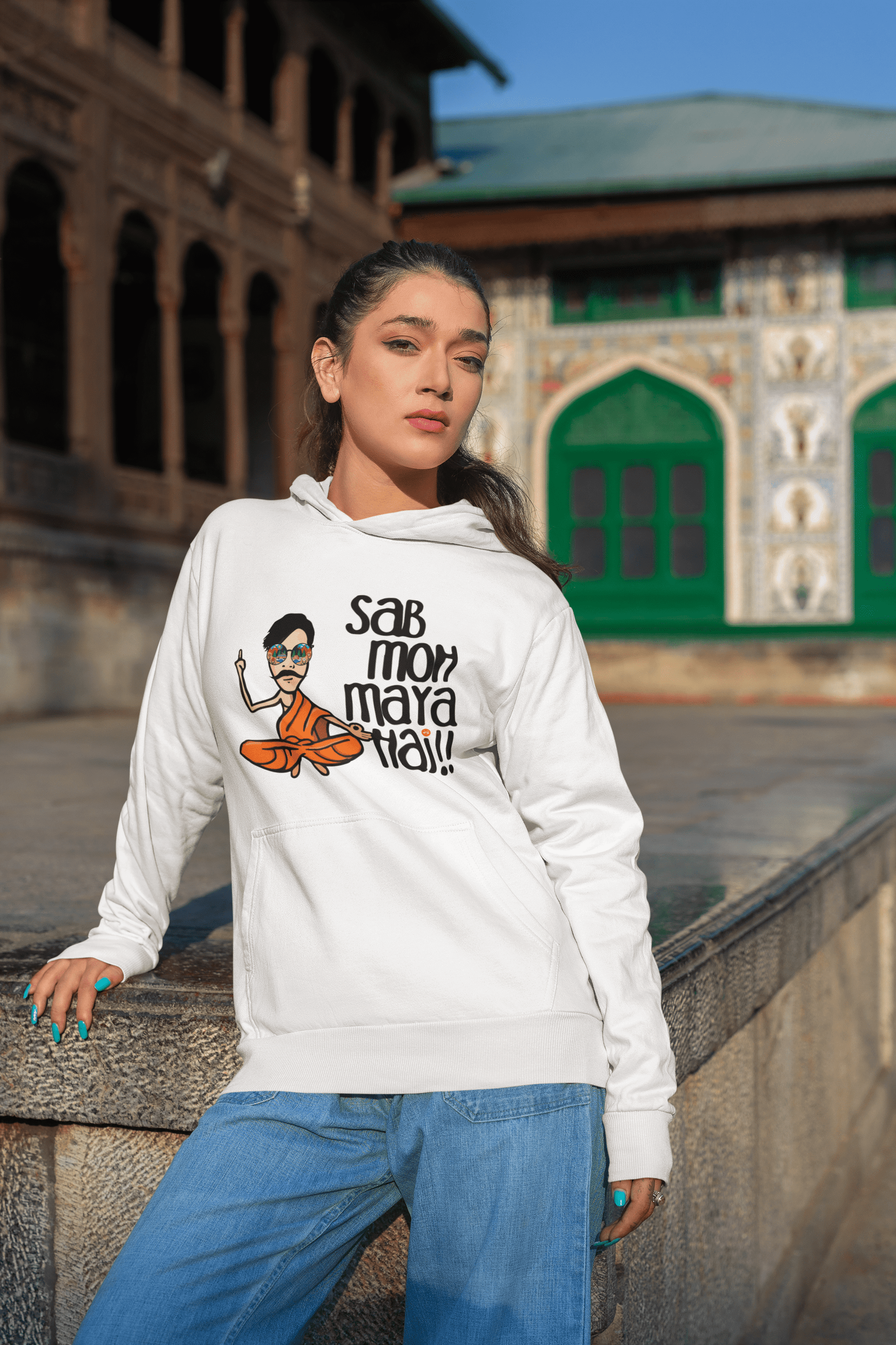 SOE Moh Maya Hoodie White Castle