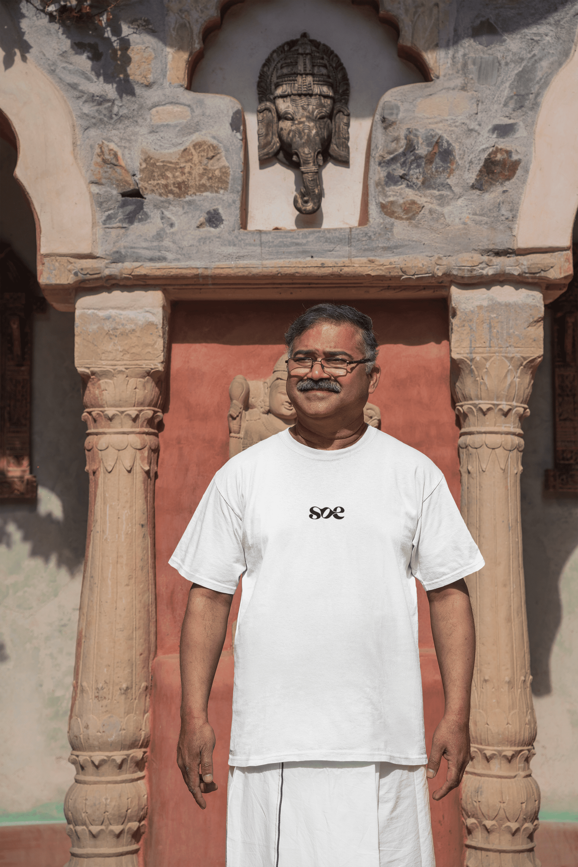 SOE Moh Maya Tee Uncle White Front